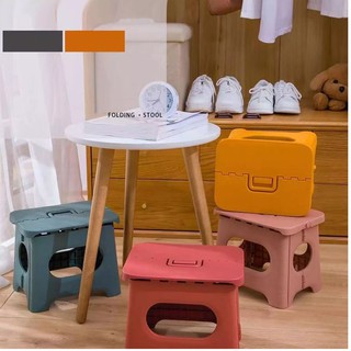 Durable Thick foldable stool portable small bench plastic stool for adult household outdoor chair