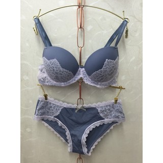 #021 Clearance Sale VS lace push up bra panty set woman Bras Panties terno
