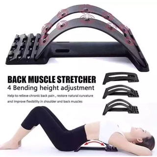 Hot Stretcher Massager Spine Pain Relief Lumbar Traction Stretching Waist Relax Back Support Massage (5)