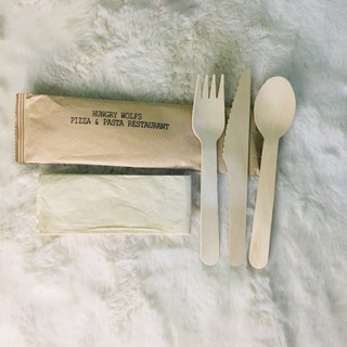 Bamboo Cutlery Set / 100% Bamboo Material / Eco Friendly
