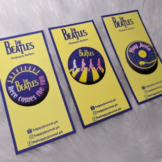 The Beatles | Glittered Pinback Buttons (3)