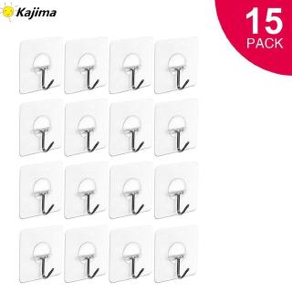 *Kajima* Strong Transparent Suction Cup Sucker Wall Hooks Hanger For Kitchen Bathroom