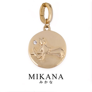 Mikana Ghibli Charms Inspired 18k Gold Plated Jiji and Kiki Necklace Pendant Accessories For Women