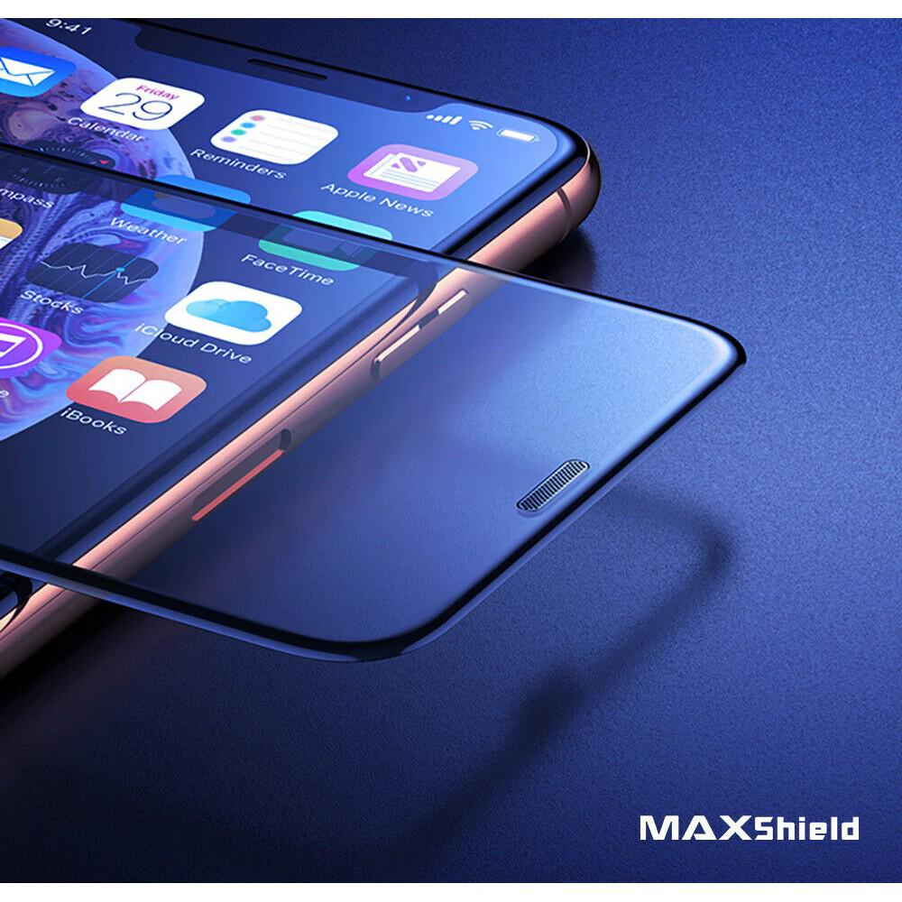 iPhone X XS Max XR 8 7 Plus SE 2020 Full Coverage Tempered Glass Screen Protector Maxshield