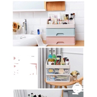 Plastic Desktop Home Office Kitchen Drawer Box Cabinet