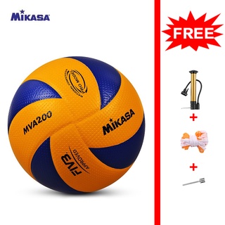 MIKASA MVA 200 Volleyball Game Ball Free giveaway: Pump + PIN +net