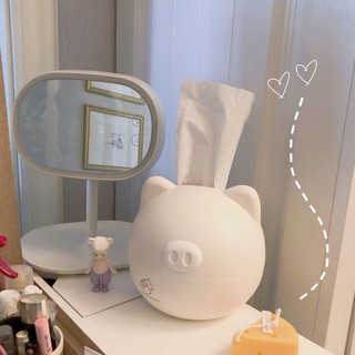 #38.4 (RS) Trendy Cute Piggy Design Tissue Box Holder