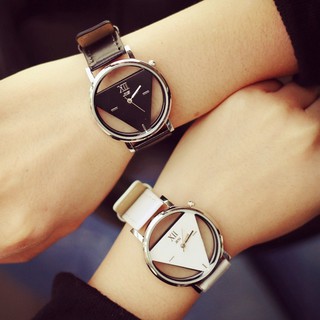 1pc Couple Watches Harajuku Analog Big Dial Triangle Watch