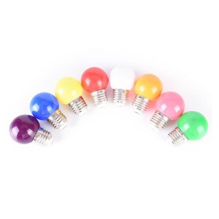 COD 2W E27 Mini LED Golf Bulb Spherical Light Blue, Red, Green, Yellow, White (3)