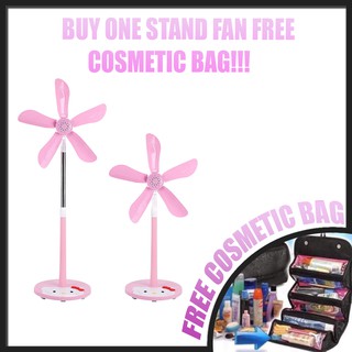 (PROMO) Hello Kitty Ajustable Stand Fan Five Blades/w free cosmetic bag