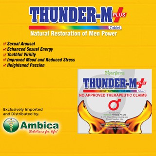 Thunder-M Plus Dietary Supplement for Men+