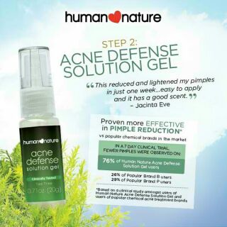 Human Nature Acne Defense Solution Gel