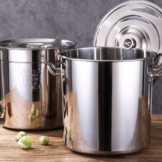 COD 8 Pcs Set Stainless Steel Cooking Stock Pot Thickened food grade stainless steel pot set