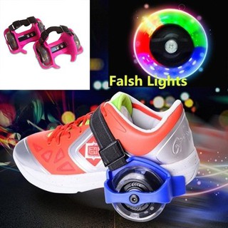 Kids Shoe Roller Skates Small Whirlwind Pulley Adjustable Flash Wheel