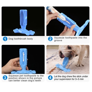 Rubber Dog Chew Toys Dog Toothbrush Teeth Cleaning Toy Dog Pet Toothbrushes Brushing Stick Pet Dog S (6)
