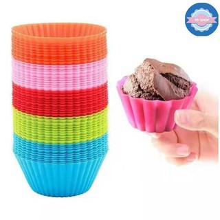 _99Shop 1pc Silicone Cake Cup Muffin Cake Cup Pudding Mold Baking Cake Mould Baking Gadgets Cakes