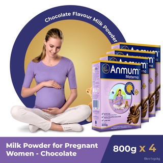 Anmum Materna Milk Powder Chocolate 800G x 4