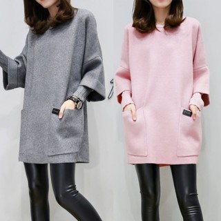 Women Loose Outerwear Long Hoodies Sweatshirt Fleece Jacket (1)