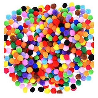 Pompom Balls Assorted Colors and Sizes