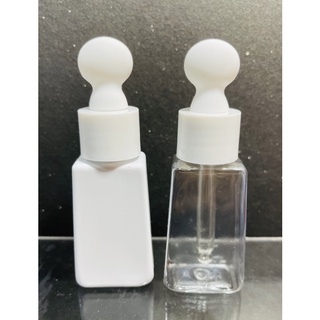 30ml empty trapezoid serum bottle with dropper