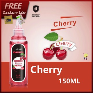 Silk Touch Flavored Lube Water Based Anal Lubricant for Sex Toy Cherry 150ML