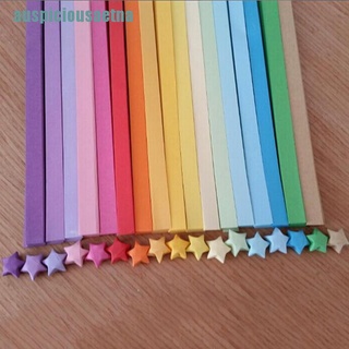 【Aetna】Origami Lucky Star Paper Strips Folding Paper Ribbons Colors