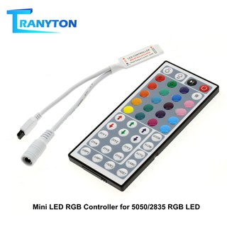 DC12V Mini LED RGB Controller IR Remote Controller For 3528 5050 RGB LED Strip Lights