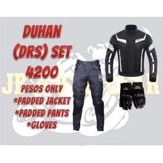 Motorcycle Duhan DRS Riding Jacket, Pants, Gloves Set (Complete Pads)
