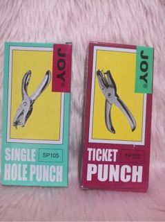 Ticket puncher 3mm / single hole punch 6mm (2)