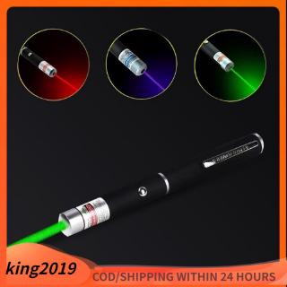 COD Laser Sight Pointer 5MW High Power Green Blue Red Dot Laser Light Pen Powerful Laser Meter 530Nm 405Nm 650Nm Laser Pen king2019