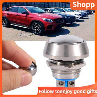 [READY STOCK] 12mm Momentary Toggle Dome Top waterproof Metal Push Button Switch