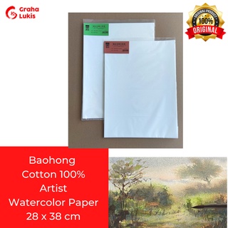 Baohong Artists' Watercolor Paper 28x38cm 300gsm 100% cotton