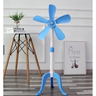 YQ 5 Blades Stand Fan Portable Stand Fan Foldable Stand Fan Electric Fan Adjustable Mini Stand Fan