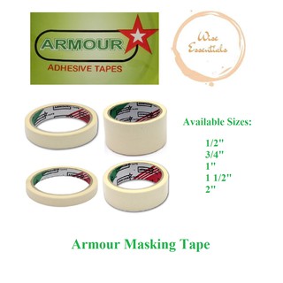 ARMOUR Masking Tape 1/2" to 2"