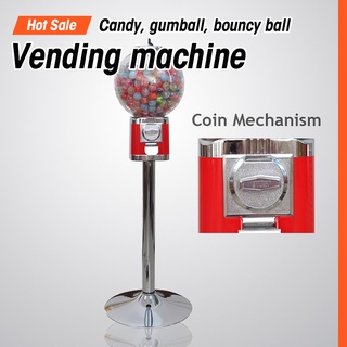 Candy Vending Machines With Stand/5 peso coin Pedestal Candy Gumball Machine with stand Capsule Toy