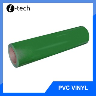i-Tech Heat Transfer Film PVC Vinyl for T-shirts (Green) Roll 1 Meter
