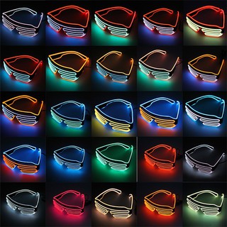 LED Glasses Light Up Shades Flashing Rave Party Glasses (2)