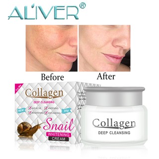 Aliver Snail Face Cream Repair Moisturizing Pore Refining Supplement Nutritional Anti-aging Skin Car (1)