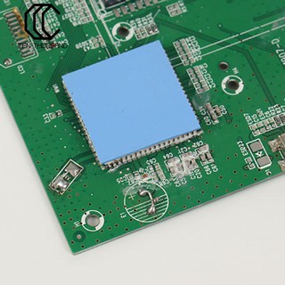 New!!! (COD) 100Pcs 10x10x0.5mm Heatsink Silicone Thermal Conductive Pad for GPU VGA IC (4)
