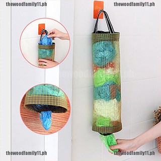 【TF+COD】Home Grocery Bags Holder Wall Mount Storage Dispenser Plastic Kitchen