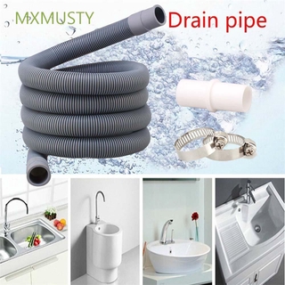 MXMUSTY Plastic Drain Hose Telescopic Plumbing Hoses Extension Pipe Universal Deodorant Dishwasher Bathroom accessory 1/2/3M Washing Machine Sink