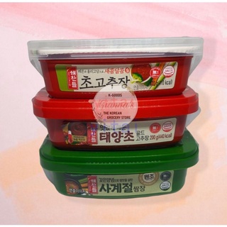 ♕﹊CJ Ssamjang 170g and Gochujang 200g (Seasoned Soybean Paste/Red Hot Chili Paste