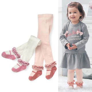Winter Baby Girls Tights Flower Casual Princess Pantyhose