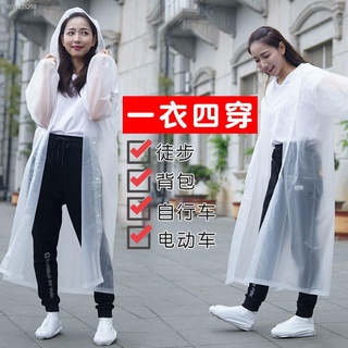 ◇♧Fashion raincoat jacket men and women thickening adult portable outdoor travel one-piece waterproo