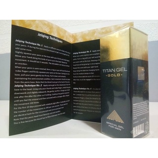 100% Original TITAN GEL GOLD Discreet Packaging