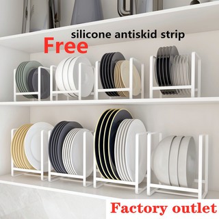 Ready Stock /Dish Rack /Plate Rack /Bowl Rack /Iron art Large and small fashion Nordic style Save kitchen space make kitchen Clean and tidy /Kitchen Cabinet Storage /Kitchen tools /Kitchen Tableware storage rack organization