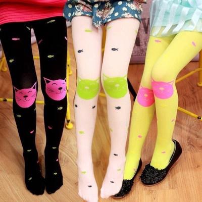 Children Tights for Baby Girls Cute Velvet Pantyhose Tights