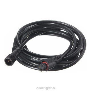Garden Home Waterproof Portable Wear Resistant Black 2/3/4pin 22AWG Extension Cable