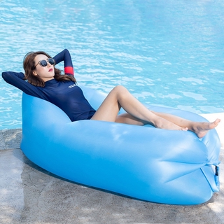Inflatable Couch for Beach Garden Furniture Air Sofa Camping Chair Picnic Inflatable Bed Bag for Sle