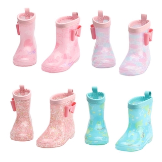 Pvc Rubber Children Rainboots Cartoon Baby Shoes Kids Water Shoes Waterproof Rainboots New Fashion Classic Baby Shoes